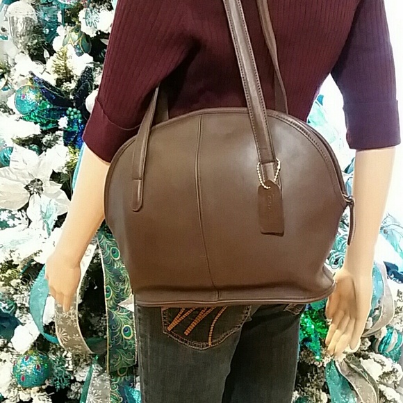 PRICE FIRM COACH ASHEVILLE BROWN LEATHER BAG🔥. - Picture 8 of 8